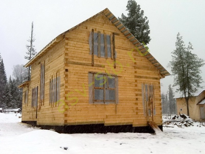 Гостевой дом по проекту Б103-88 в Кемеровской области.